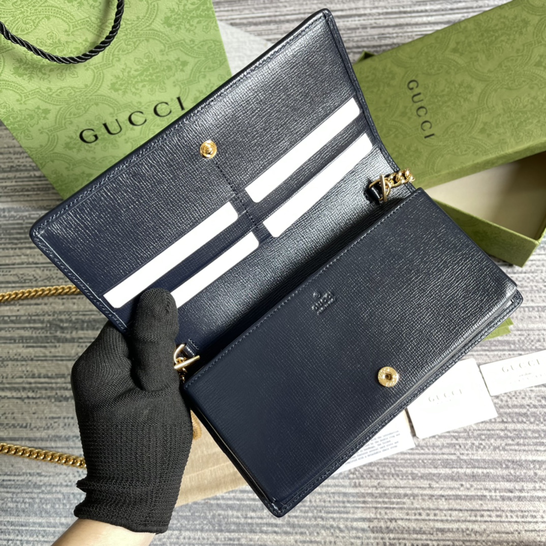 621892 Gucci Horsebit 1955 chain wallet, Gucci Chain Wallets for Women