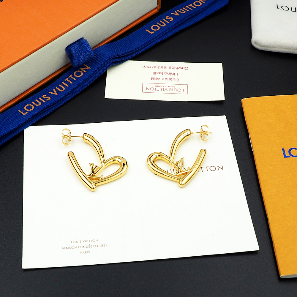 Earrings, Louis Vuitton LV