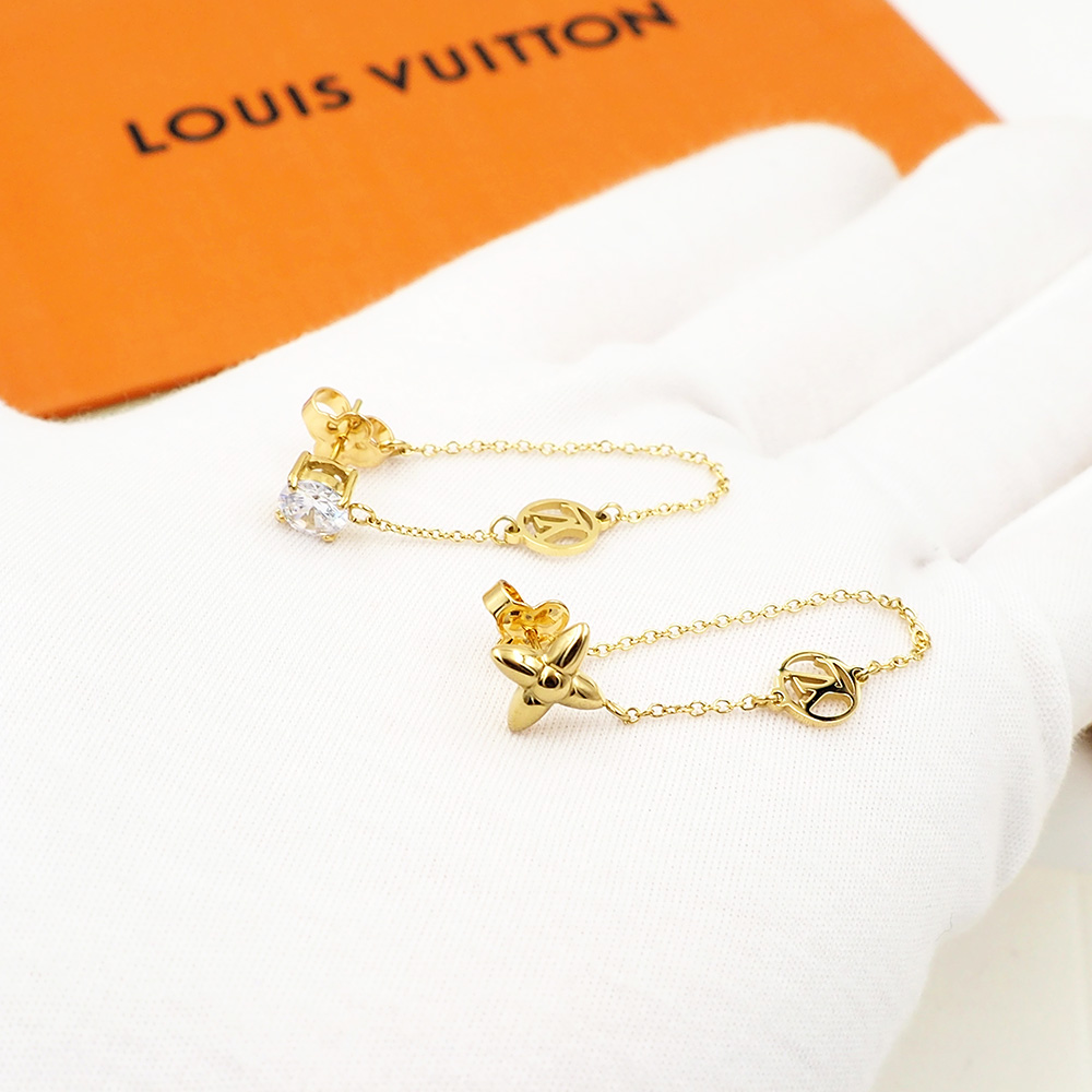 Earrings, Louis Vuitton LV