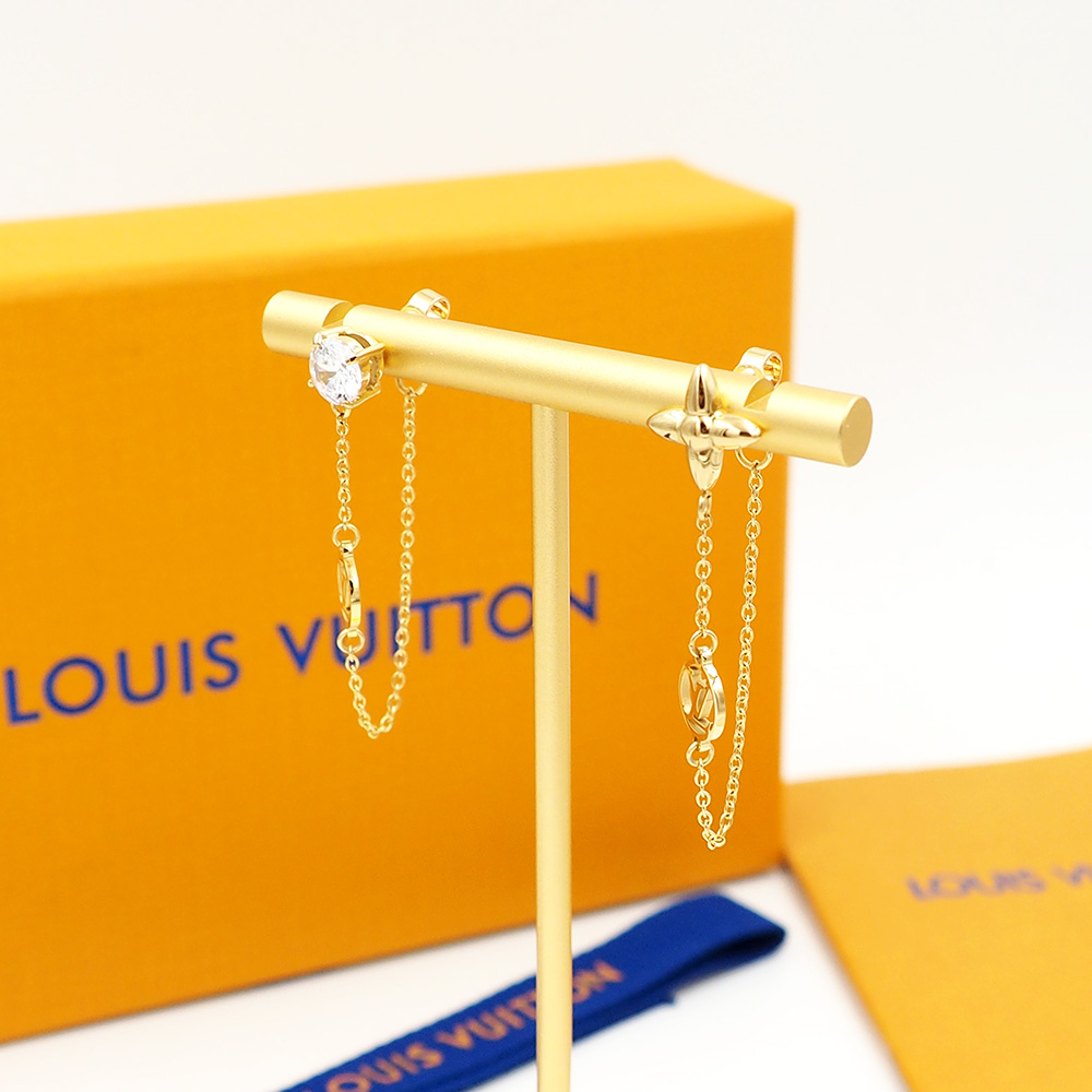 Earrings, Louis Vuitton LV