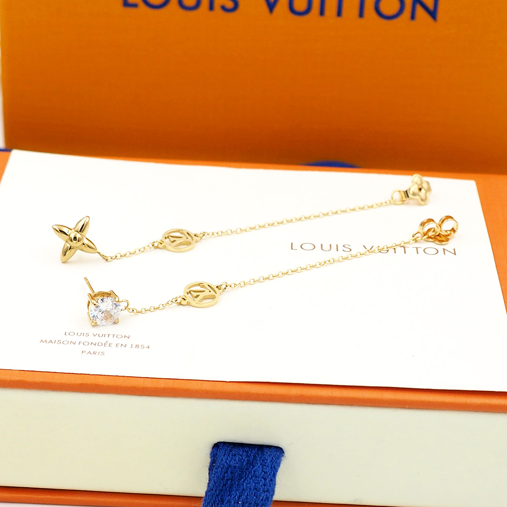 Earrings, Louis Vuitton LV