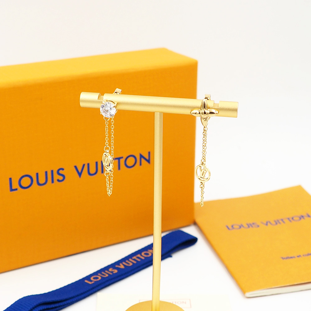 Earrings, Louis Vuitton LV