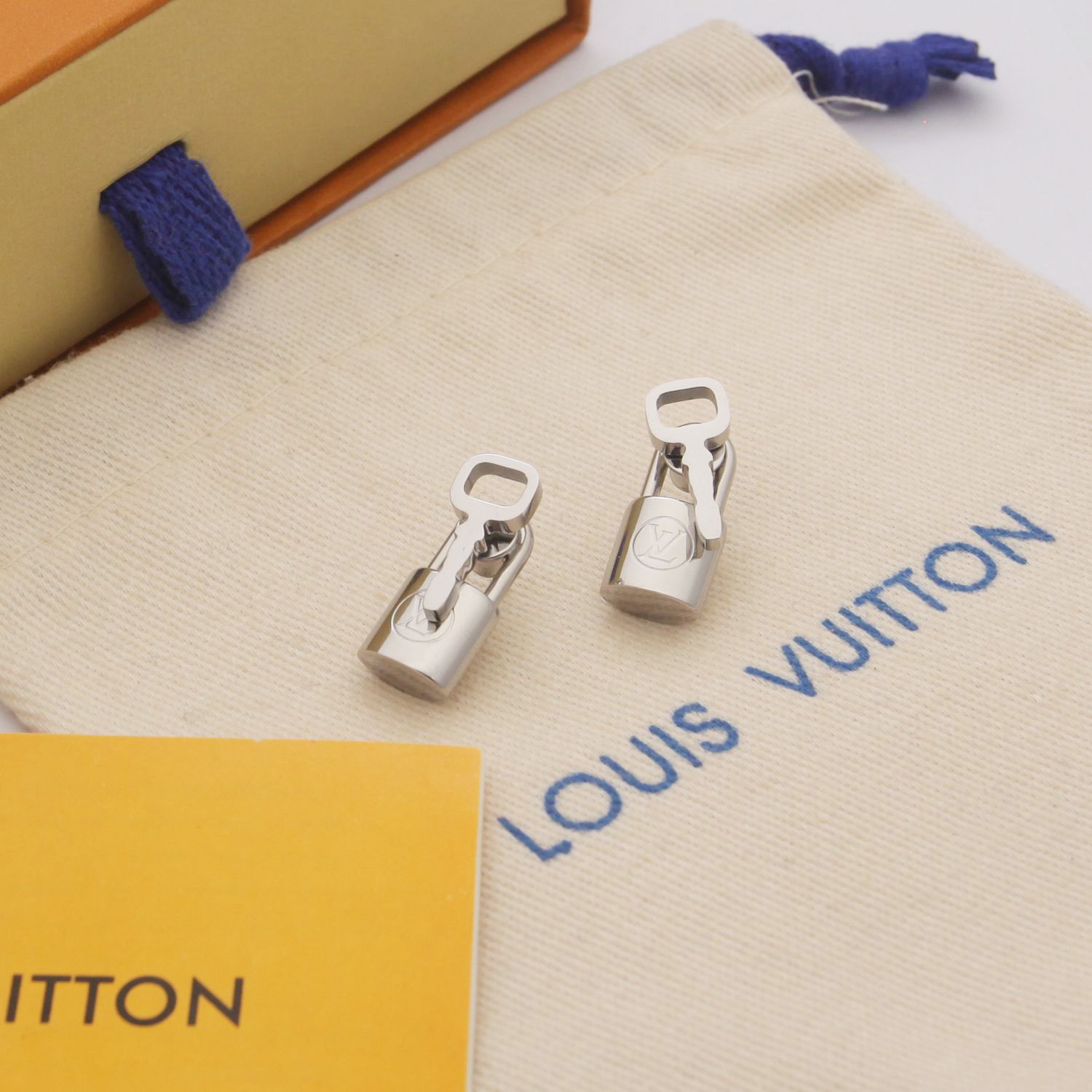 Earrings, Louis Vuitton LV