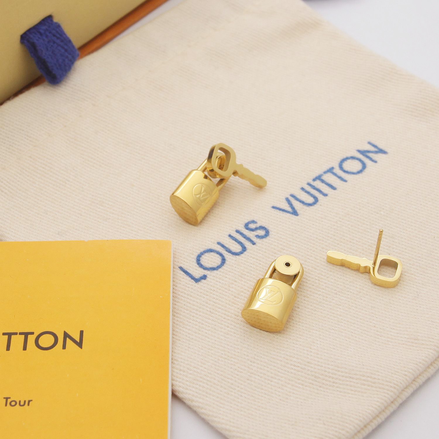 Earrings, Louis Vuitton LV