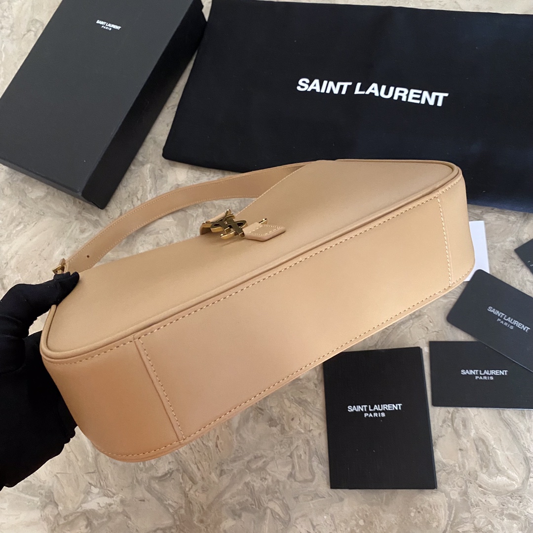 657228 LE 5 À 7 HOBO BAG IN VEGETABLE-TANNED LEATHER, YSL Saint Laurent