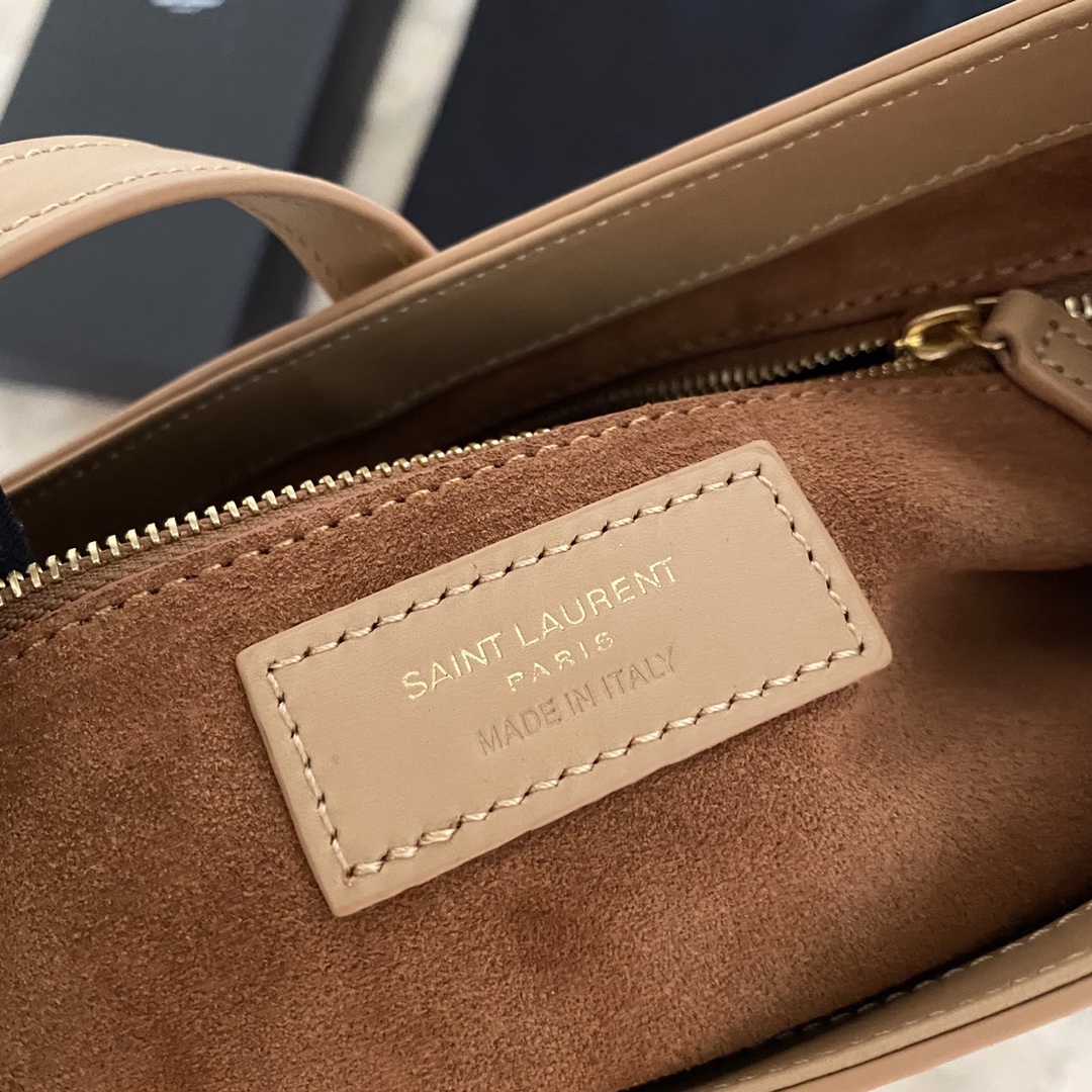 657228 LE 5 À 7 HOBO BAG IN VEGETABLE-TANNED LEATHER, YSL Saint Laurent
