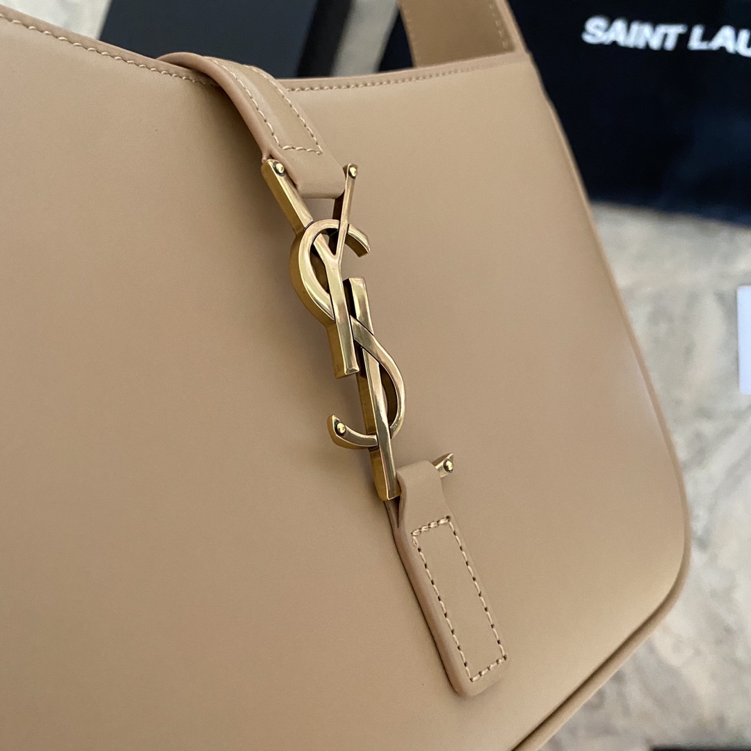 657228 LE 5 À 7 HOBO BAG IN VEGETABLE-TANNED LEATHER, YSL Saint Laurent