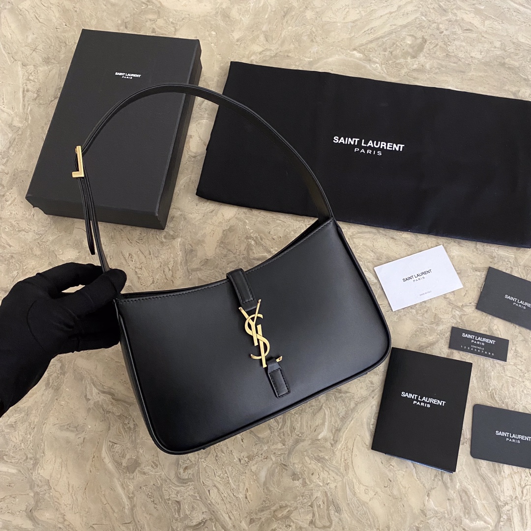 657228 LE 5 À 7 HOBO BAG IN VEGETABLE-TANNED LEATHER, YSL Saint Laurent