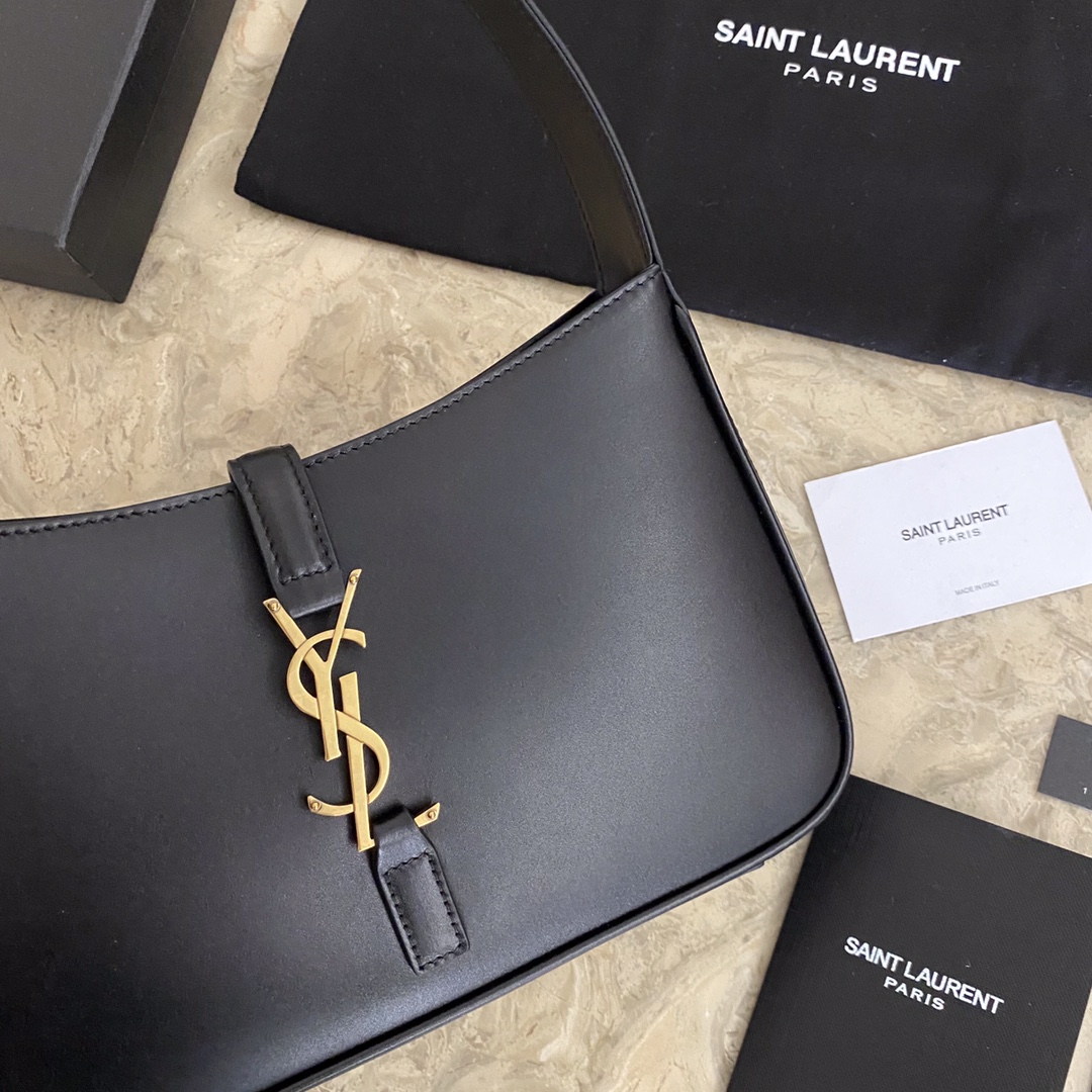 657228 LE 5 À 7 HOBO BAG IN VEGETABLE-TANNED LEATHER, YSL Saint Laurent