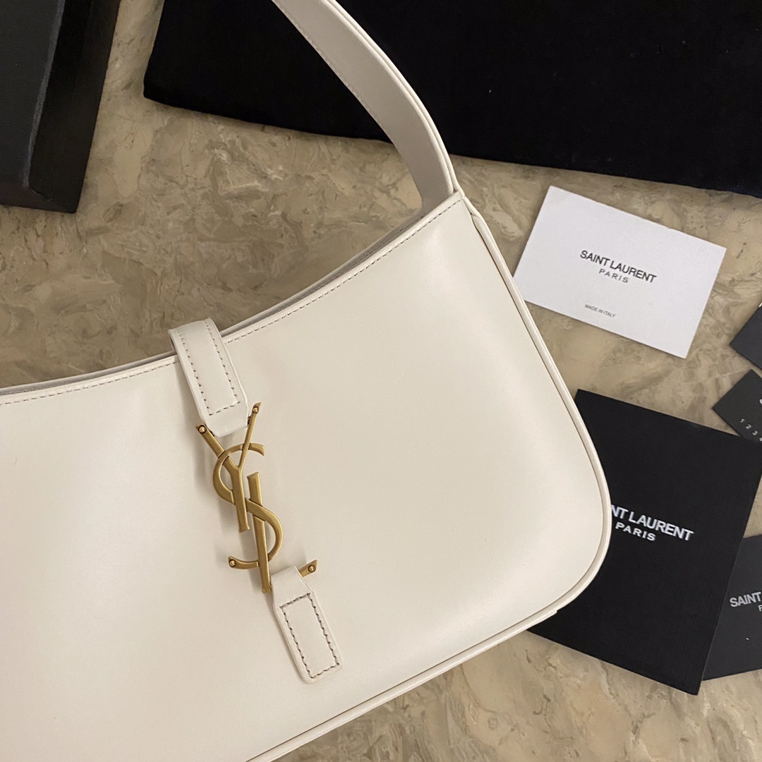 657228 LE 5 À 7 HOBO BAG IN VEGETABLE-TANNED LEATHER, YSL Saint Laurent