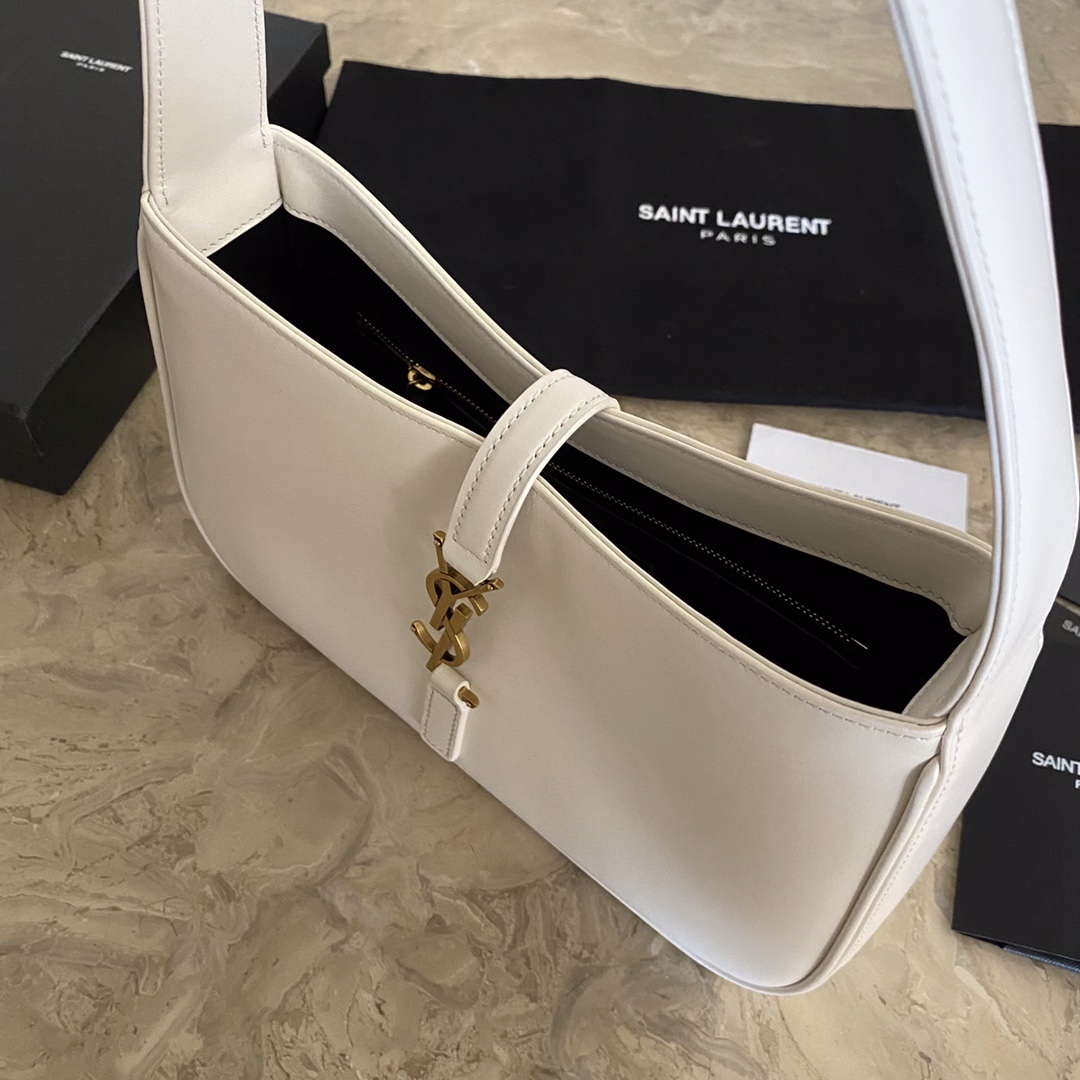657228 LE 5 À 7 HOBO BAG IN VEGETABLE-TANNED LEATHER, YSL Saint Laurent