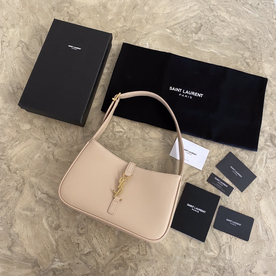 657228 LE 5 À 7 HOBO BAG IN VEGETABLE-TANNED LEATHER, YSL Saint Laurent
