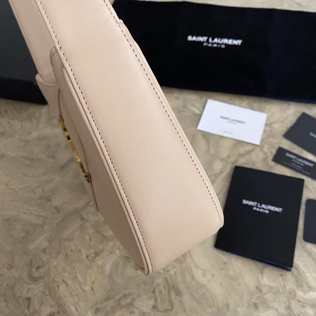 657228 LE 5 À 7 HOBO BAG IN VEGETABLE-TANNED LEATHER, YSL Saint Laurent