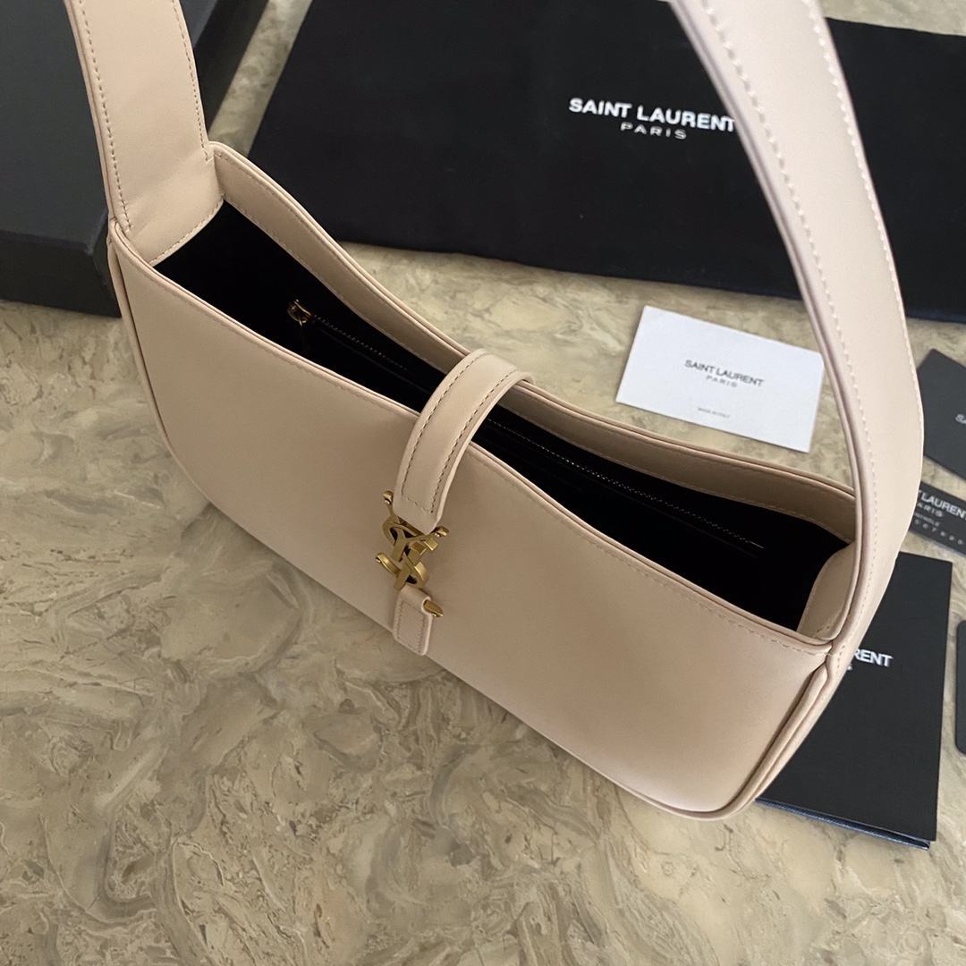 657228 LE 5 À 7 HOBO BAG IN VEGETABLE-TANNED LEATHER, YSL Saint Laurent