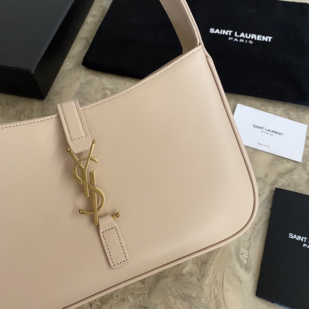 657228 LE 5 À 7 HOBO BAG IN VEGETABLE-TANNED LEATHER, YSL Saint Laurent