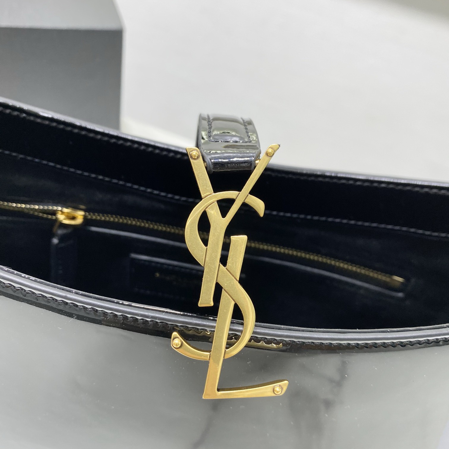 657228 LE 5 À 7 HOBO BAG IN VEGETABLE-TANNED LEATHER, YSL Saint Laurent
