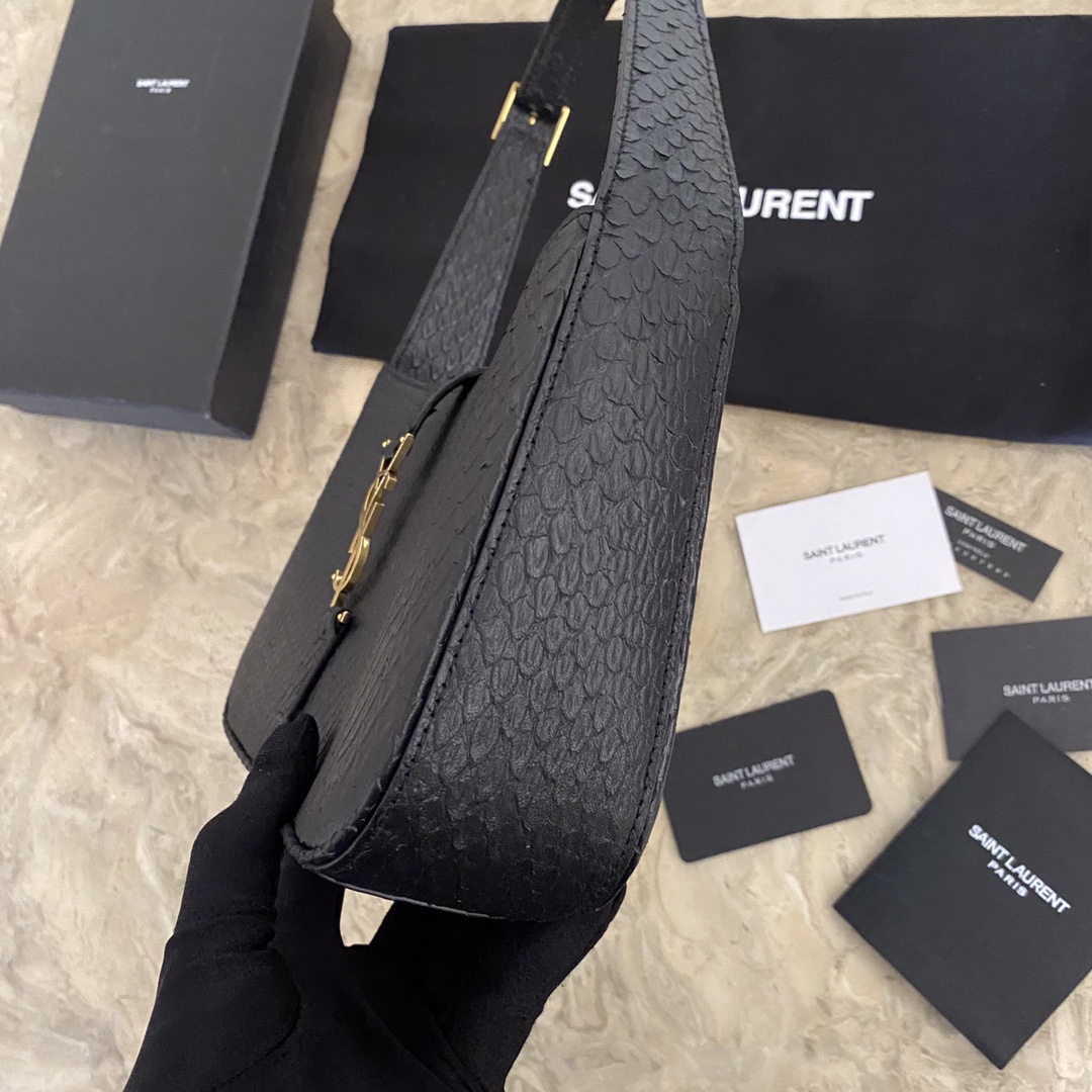 657228 LE 5 À 7 HOBO BAG IN VEGETABLE-TANNED LEATHER, YSL Saint Laurent
