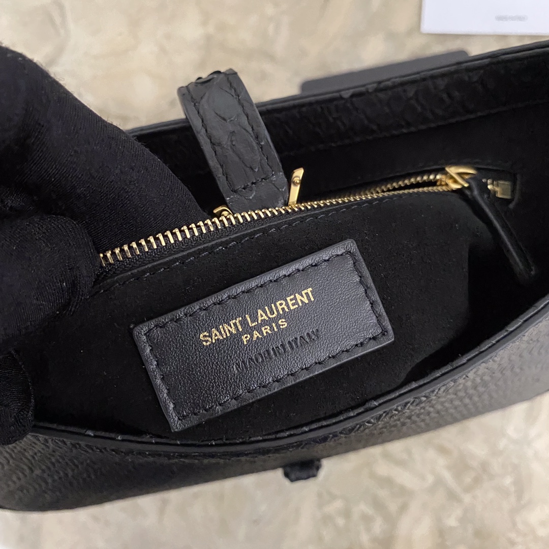 657228 LE 5 À 7 HOBO BAG IN VEGETABLE-TANNED LEATHER, YSL Saint Laurent