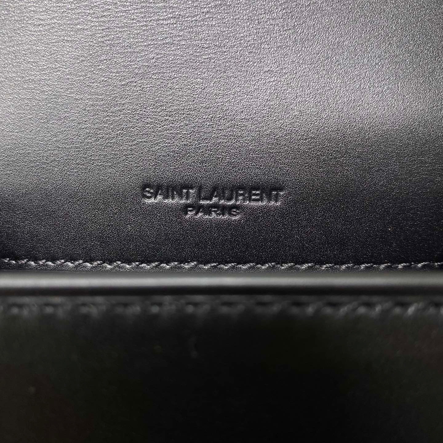 668809 KAIA NORTH/SOUTH SATCHEL IN VEGETABLE-TANNED LEATHER, YSL Saint Laurent