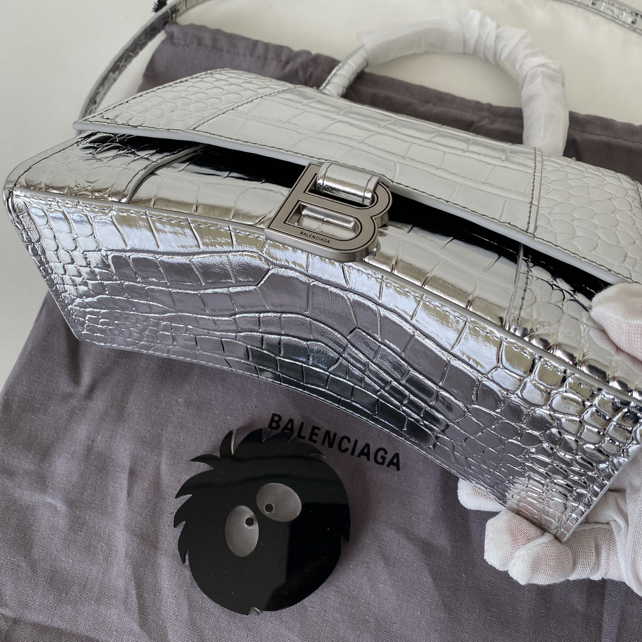 HOURGLASS SMALL TOP HANDLE BAG, Balenciaga Bag