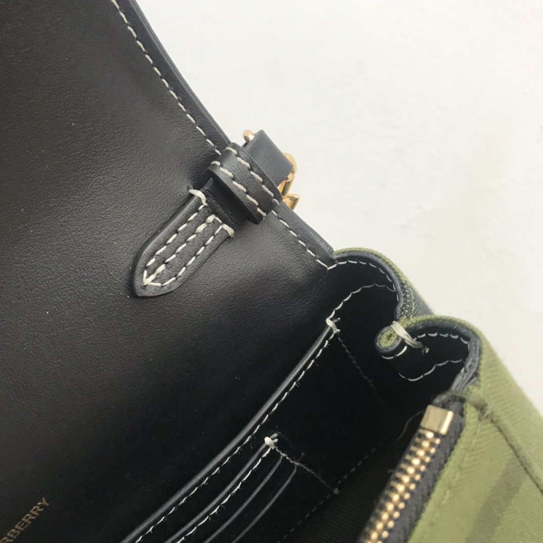 Small Horseferry Print Cotton Canvas Crossbody Bag BURBERRY BAGS