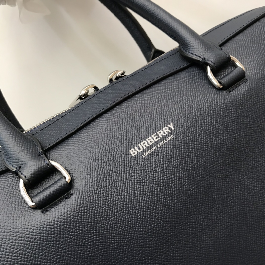 Grainy Leather Briefcase BURBERRY BAGS
