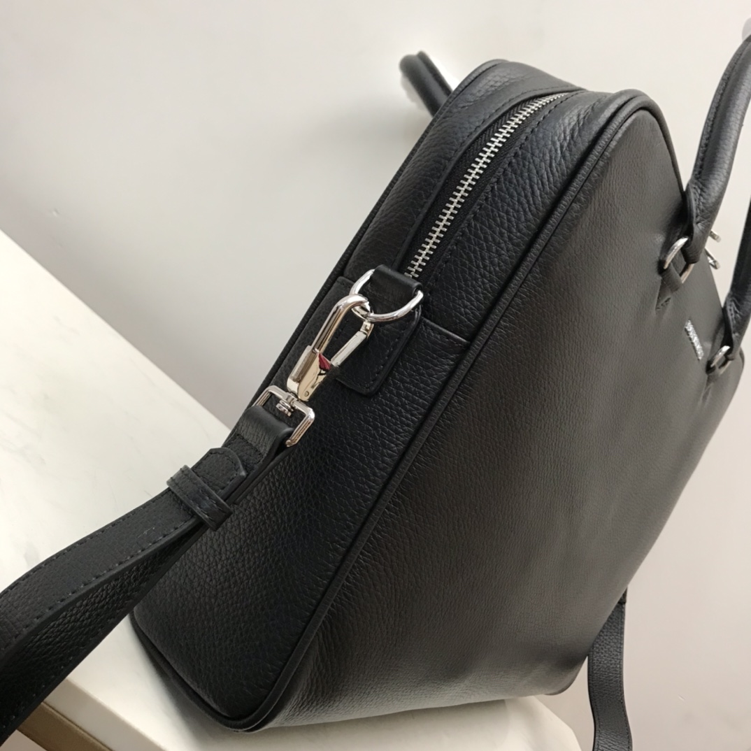 Grainy Leather Briefcase BURBERRY BAGS