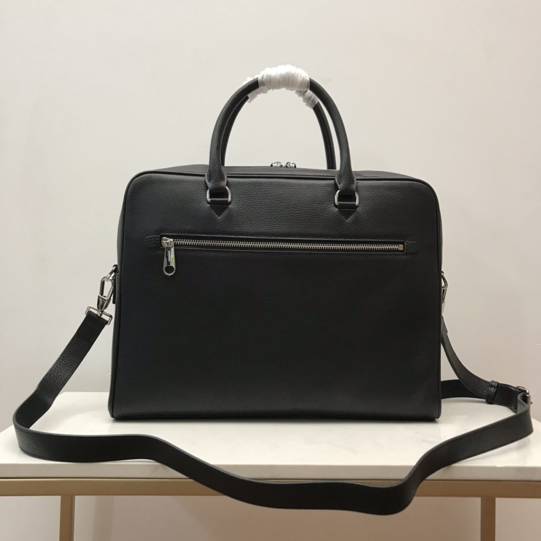 Grainy Leather Briefcase BURBERRY BAGS