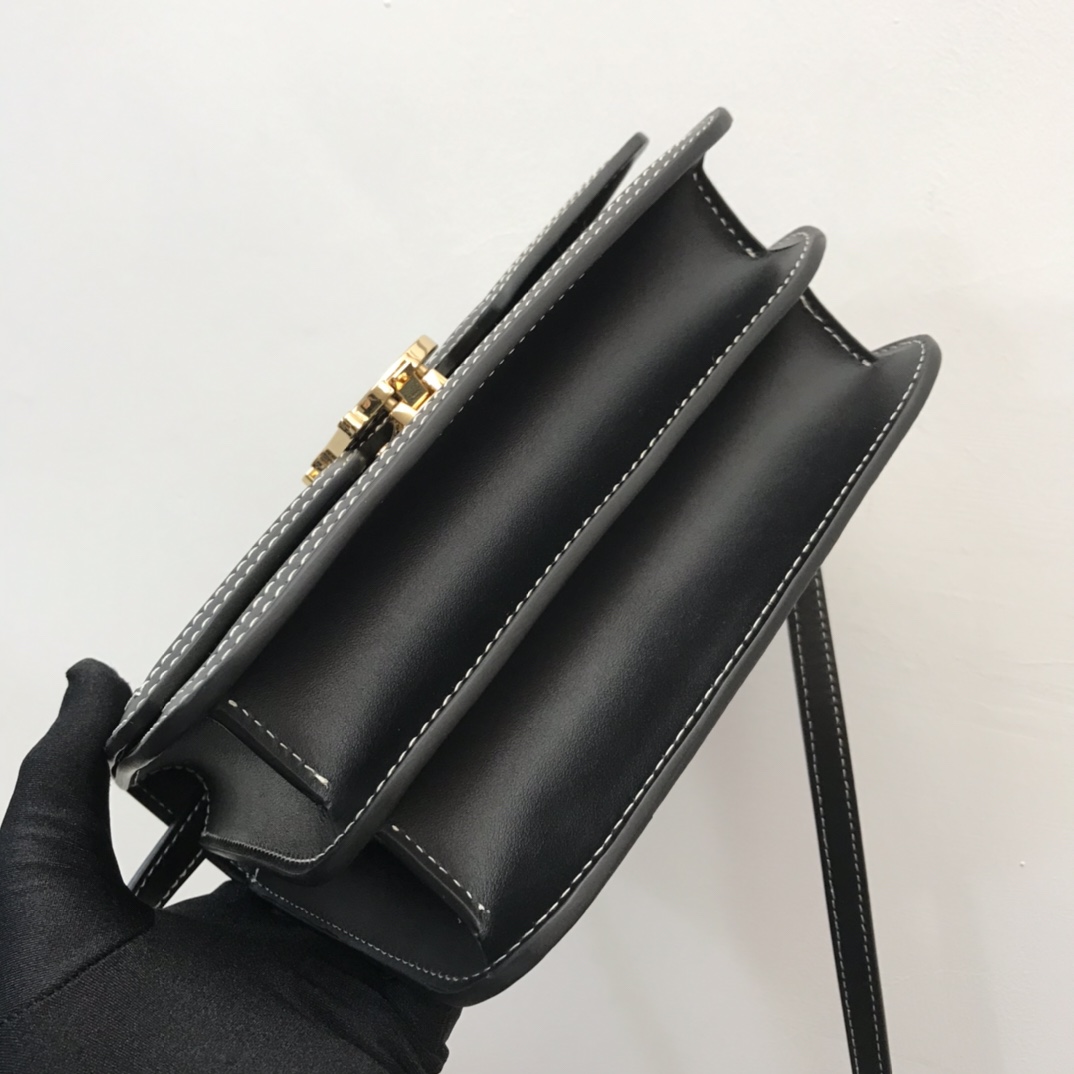 Small Tri-tone Canvas and Leather TB Bag BURBERRY BAGS