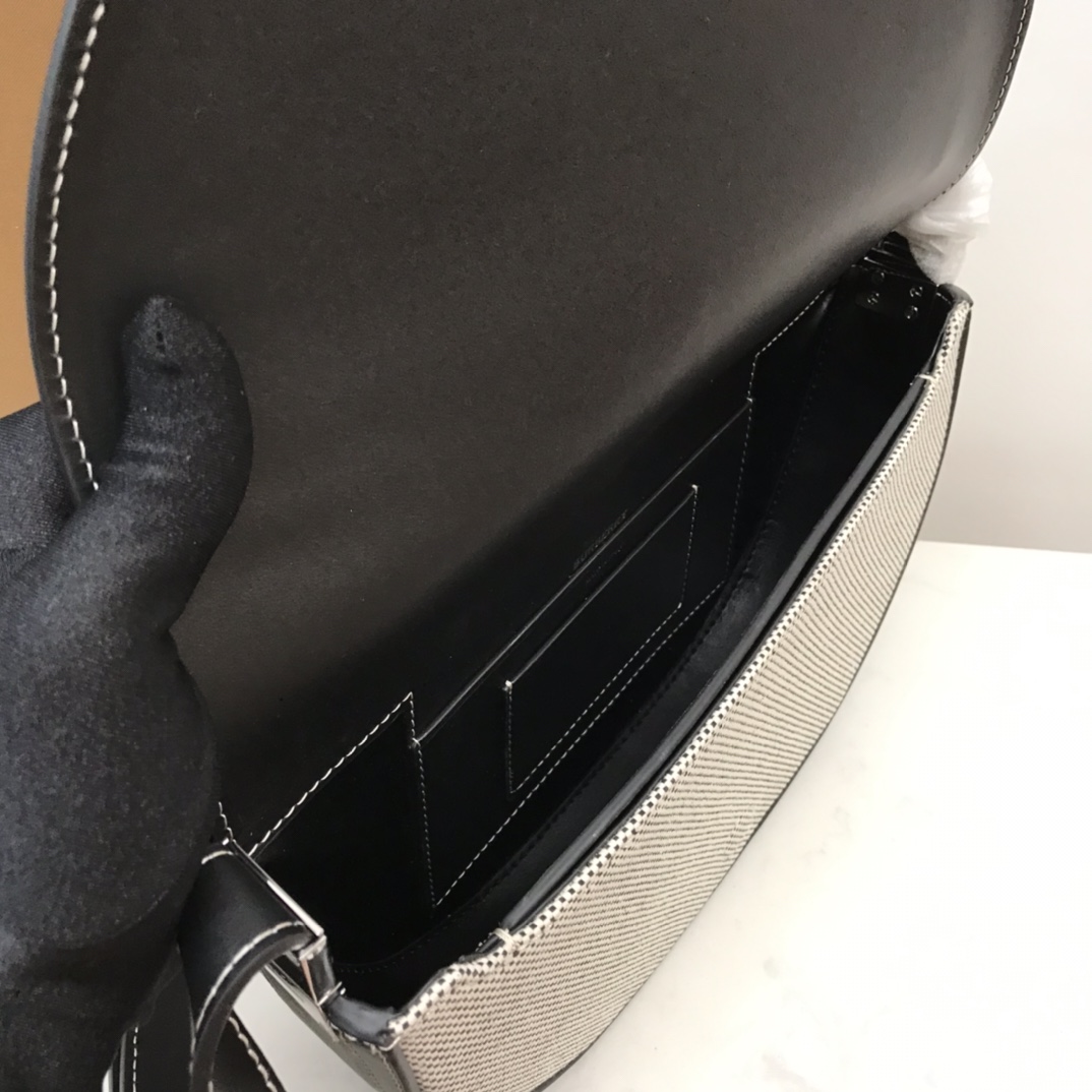 Small Cotton Olympia Bag, Burberry