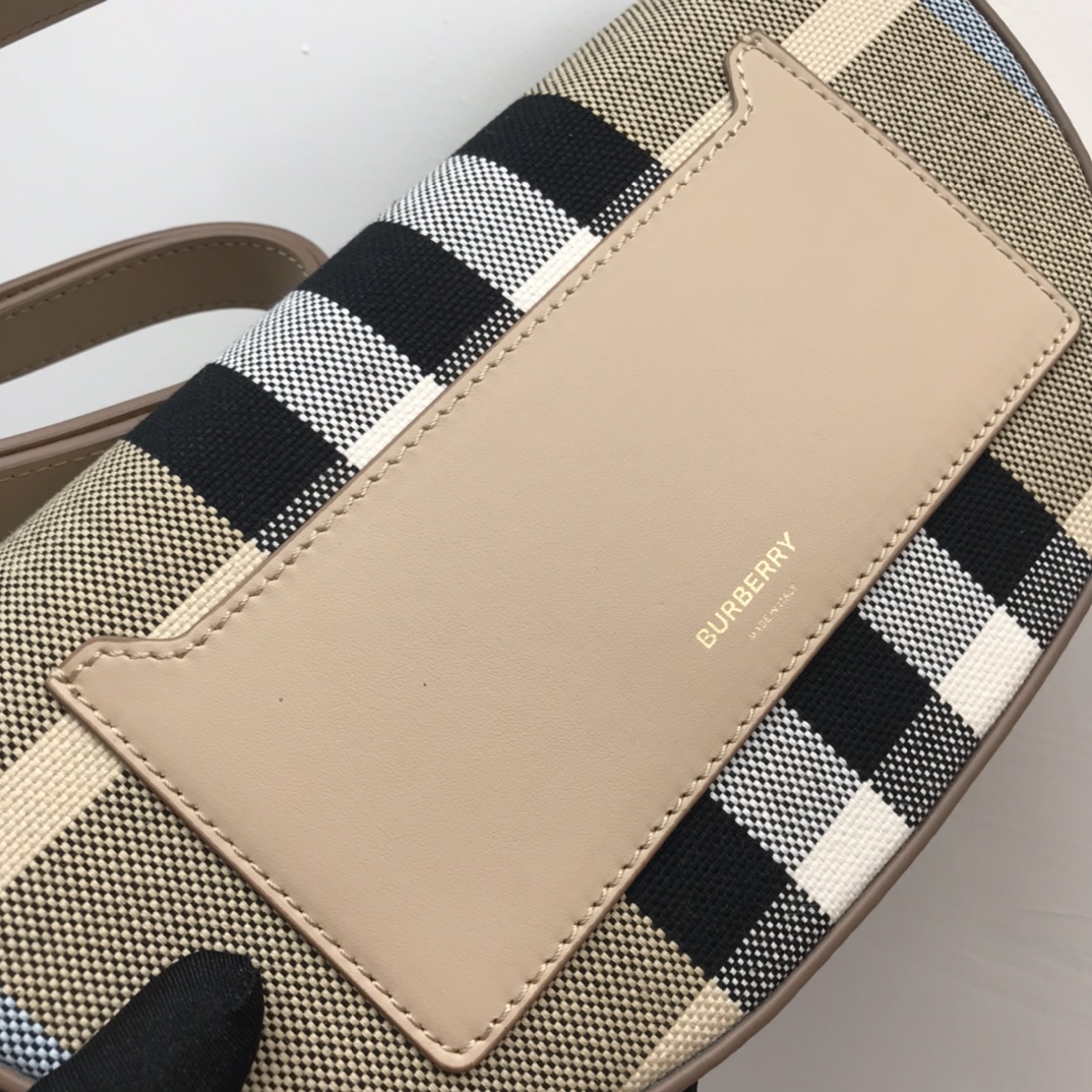 Small Cotton Olympia Bag, Burberry