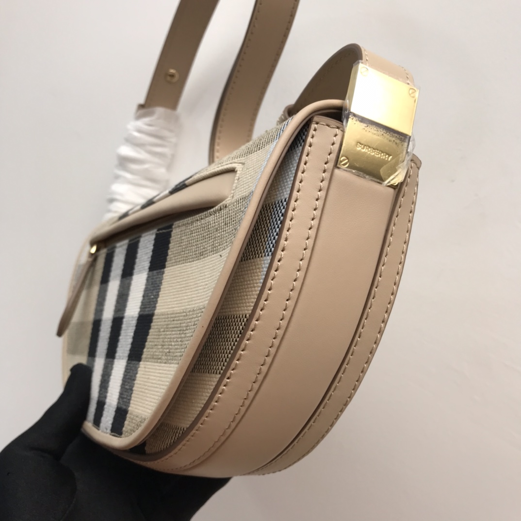Small Cotton Olympia Bag, Burberry