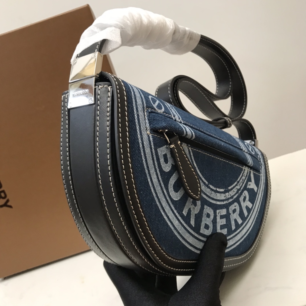 Small Cotton Olympia Bag, Burberry