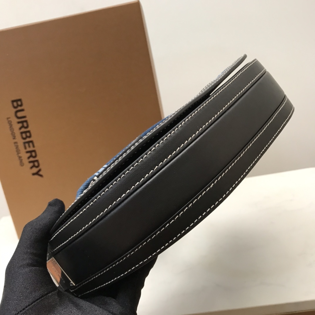 Small Cotton Olympia Bag, Burberry