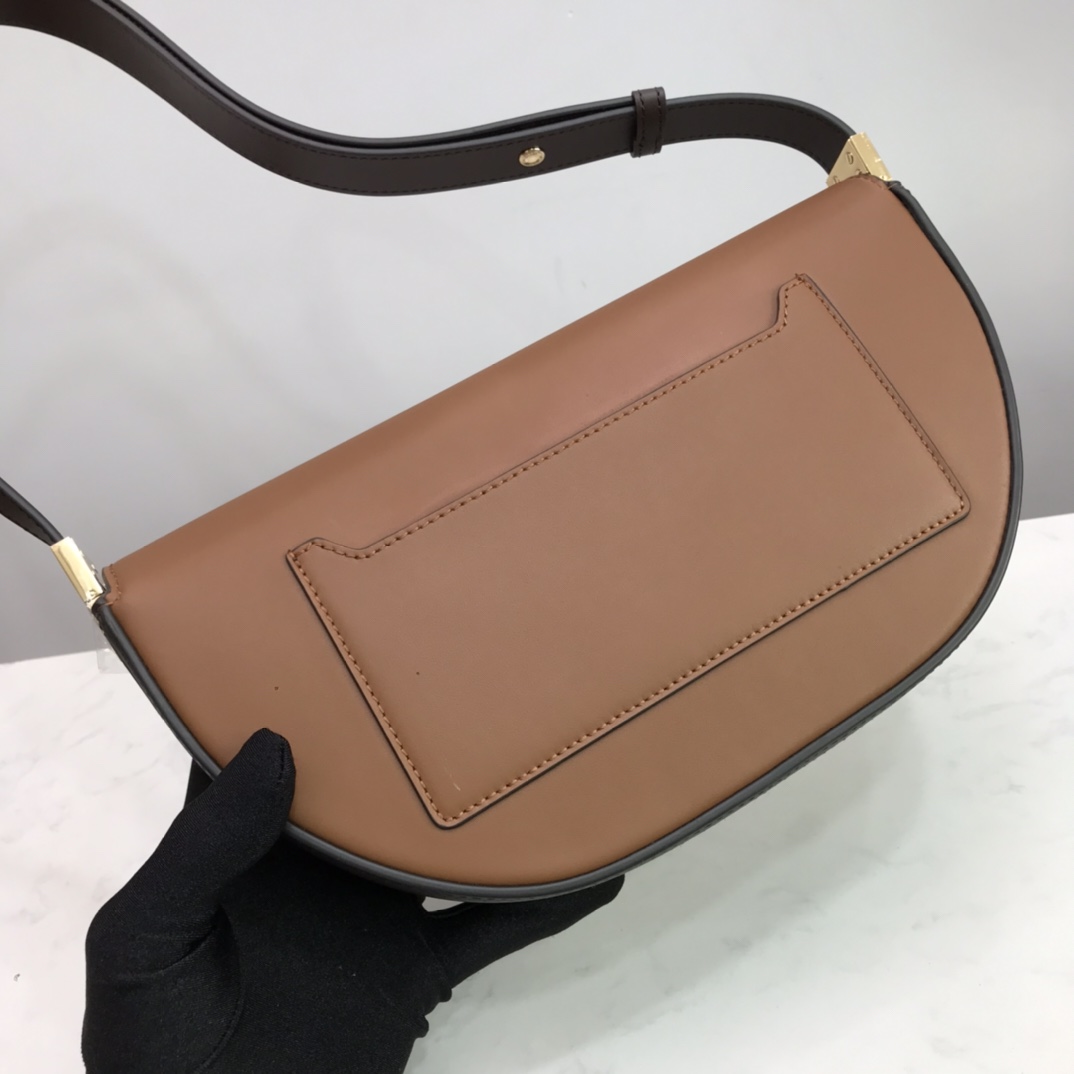 Small Leather Olympia Bag, Burberry