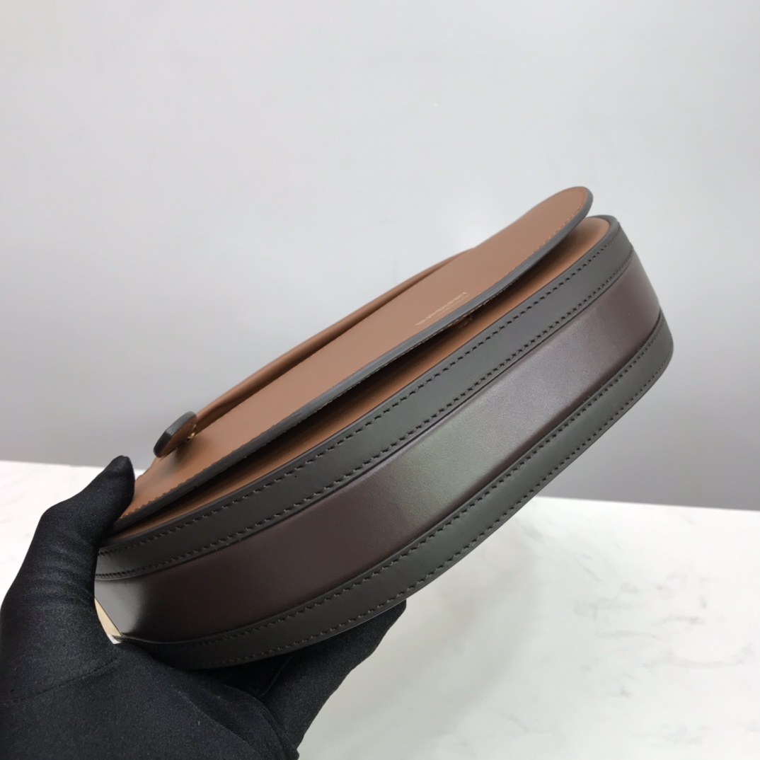 Small Leather Olympia Bag, Burberry