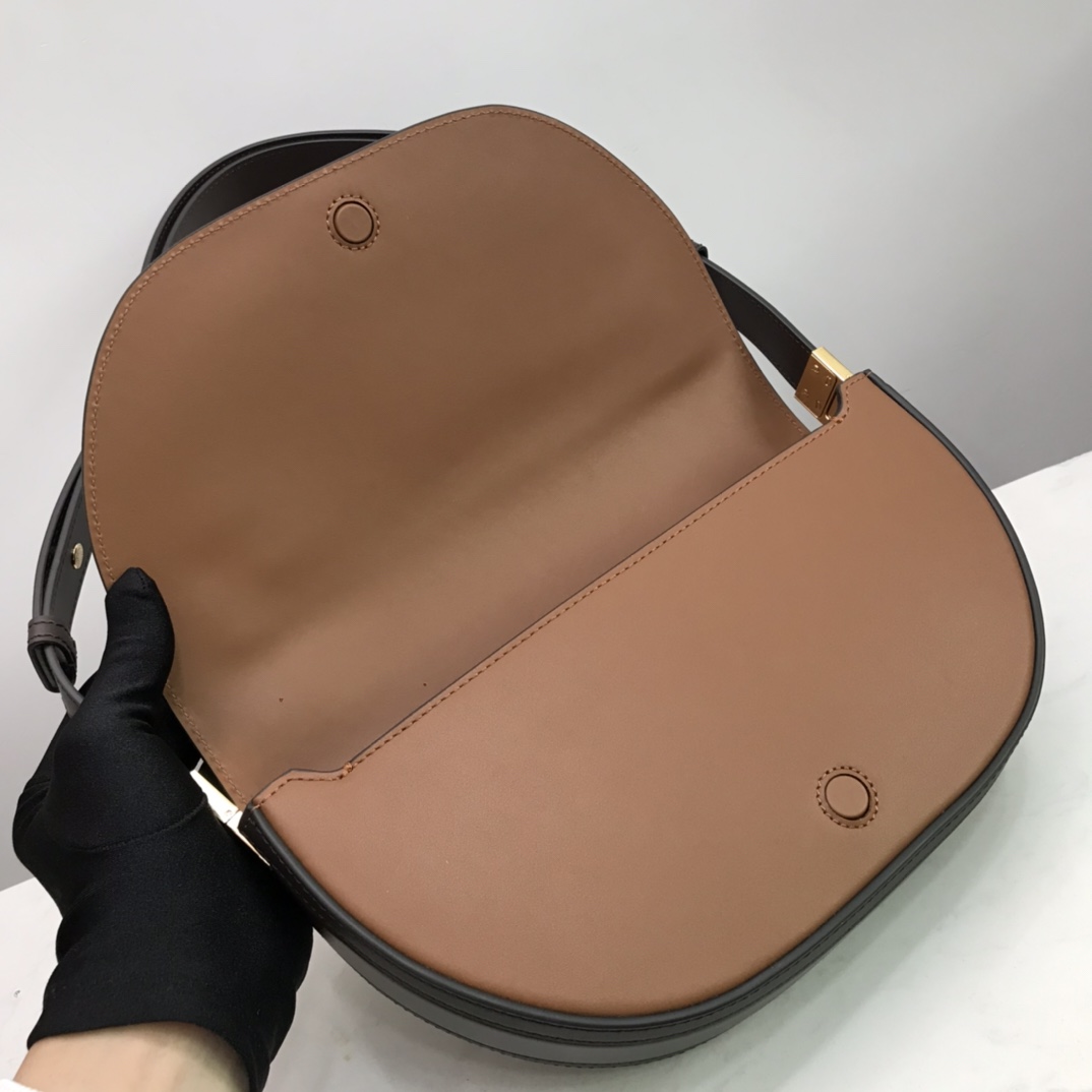 Small Leather Olympia Bag, Burberry
