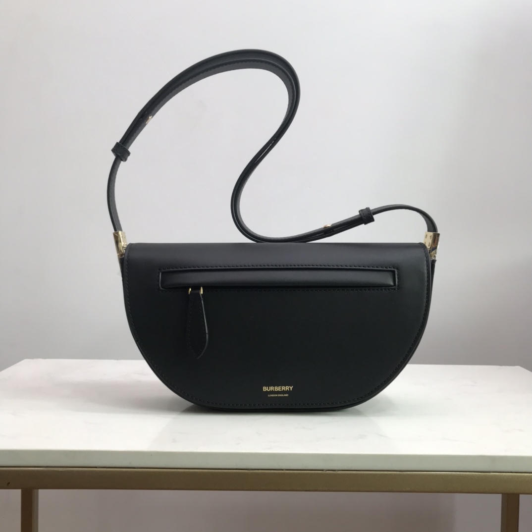 Small Leather Olympia Bag, Burberry