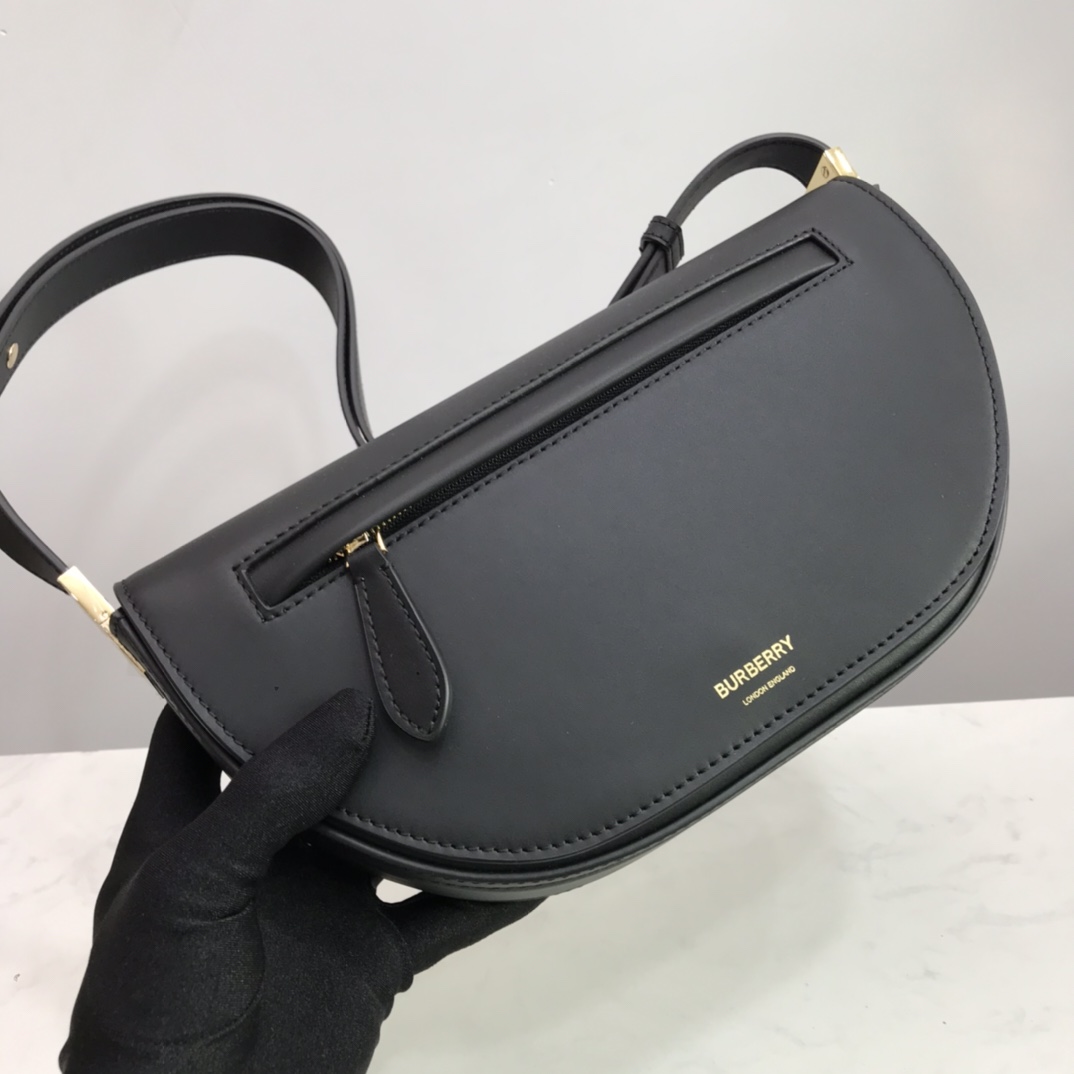 Small Leather Olympia Bag, Burberry