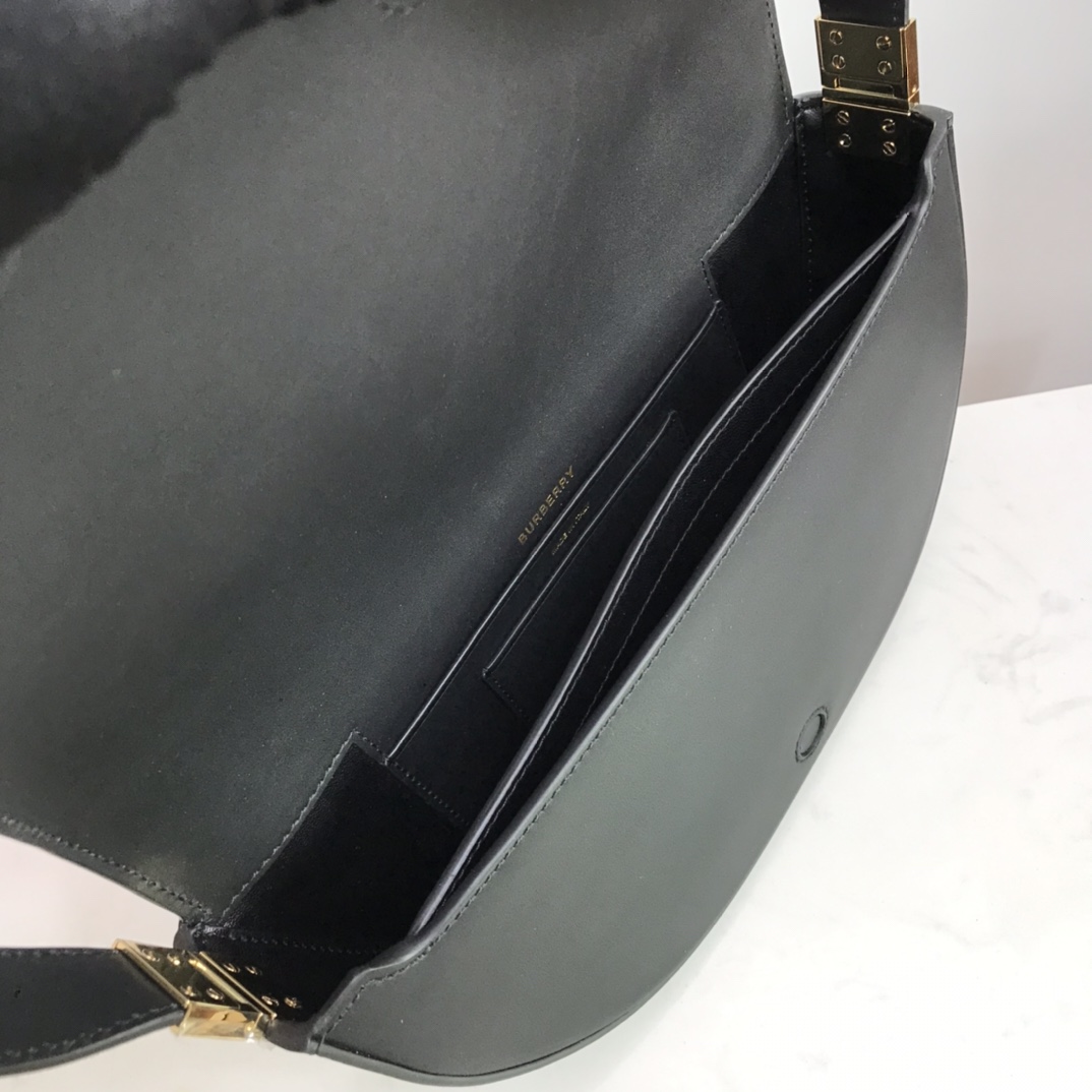 Small Leather Olympia Bag, Burberry