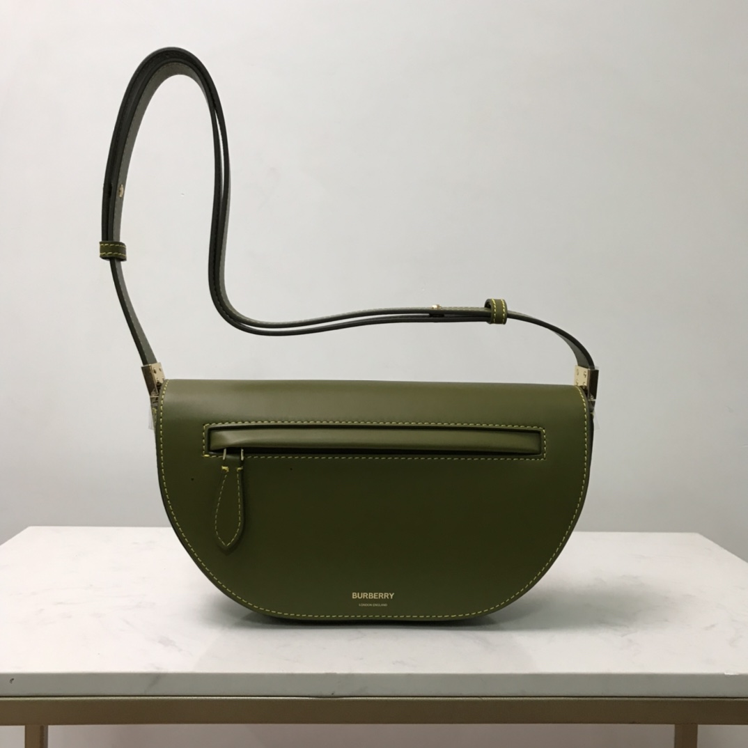 Small Leather Olympia Bag, Burberry