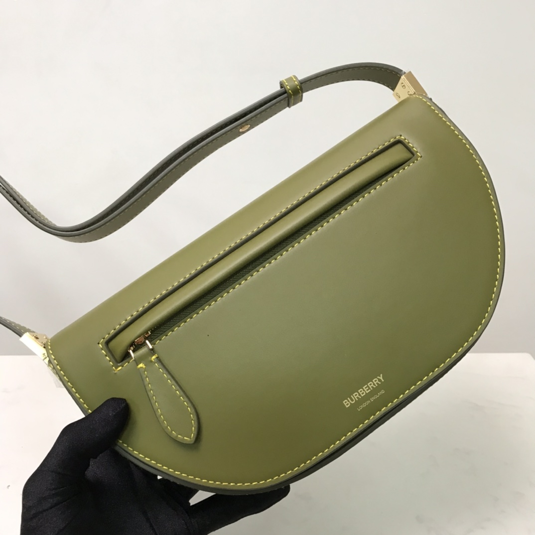 Small Leather Olympia Bag, Burberry