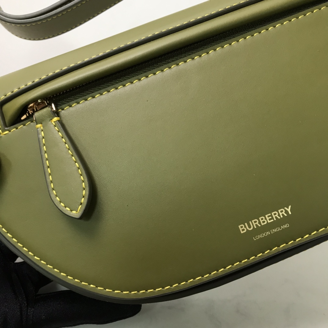 Small Leather Olympia Bag, Burberry