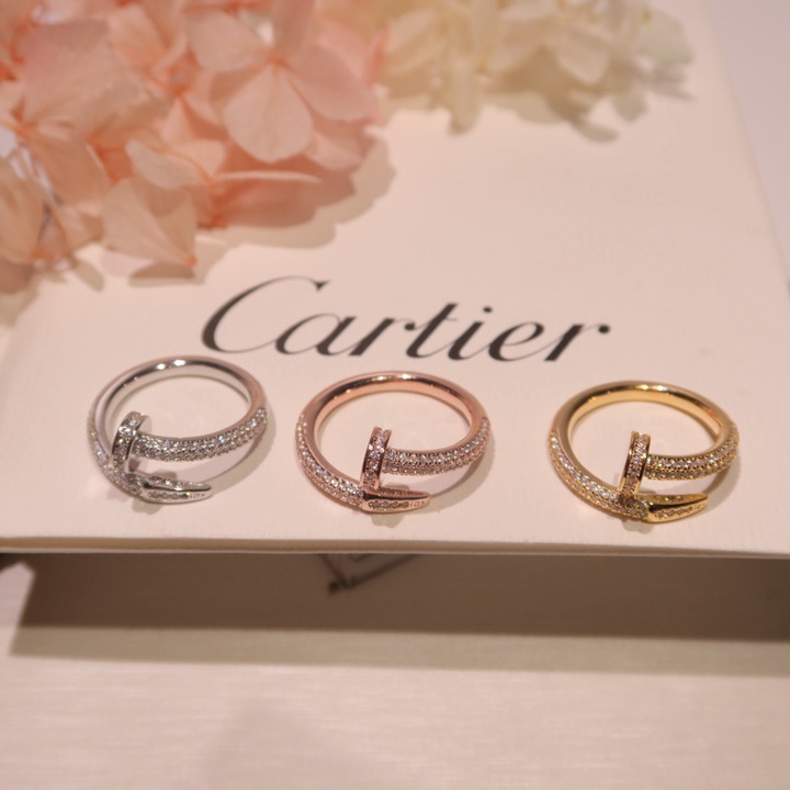 Cartier Rings, 925 silver, Free Size