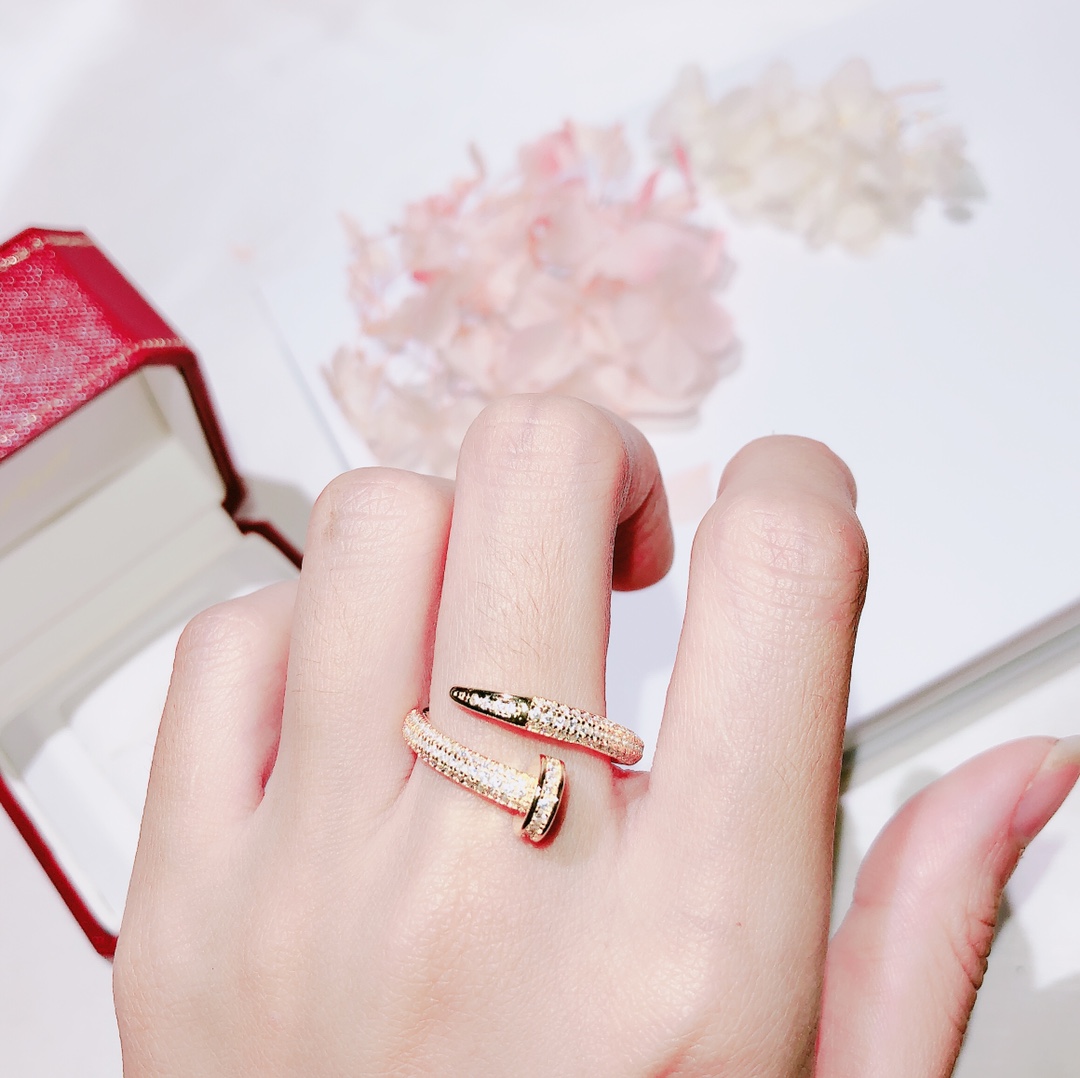 Cartier Rings, 925 silver, Free Size