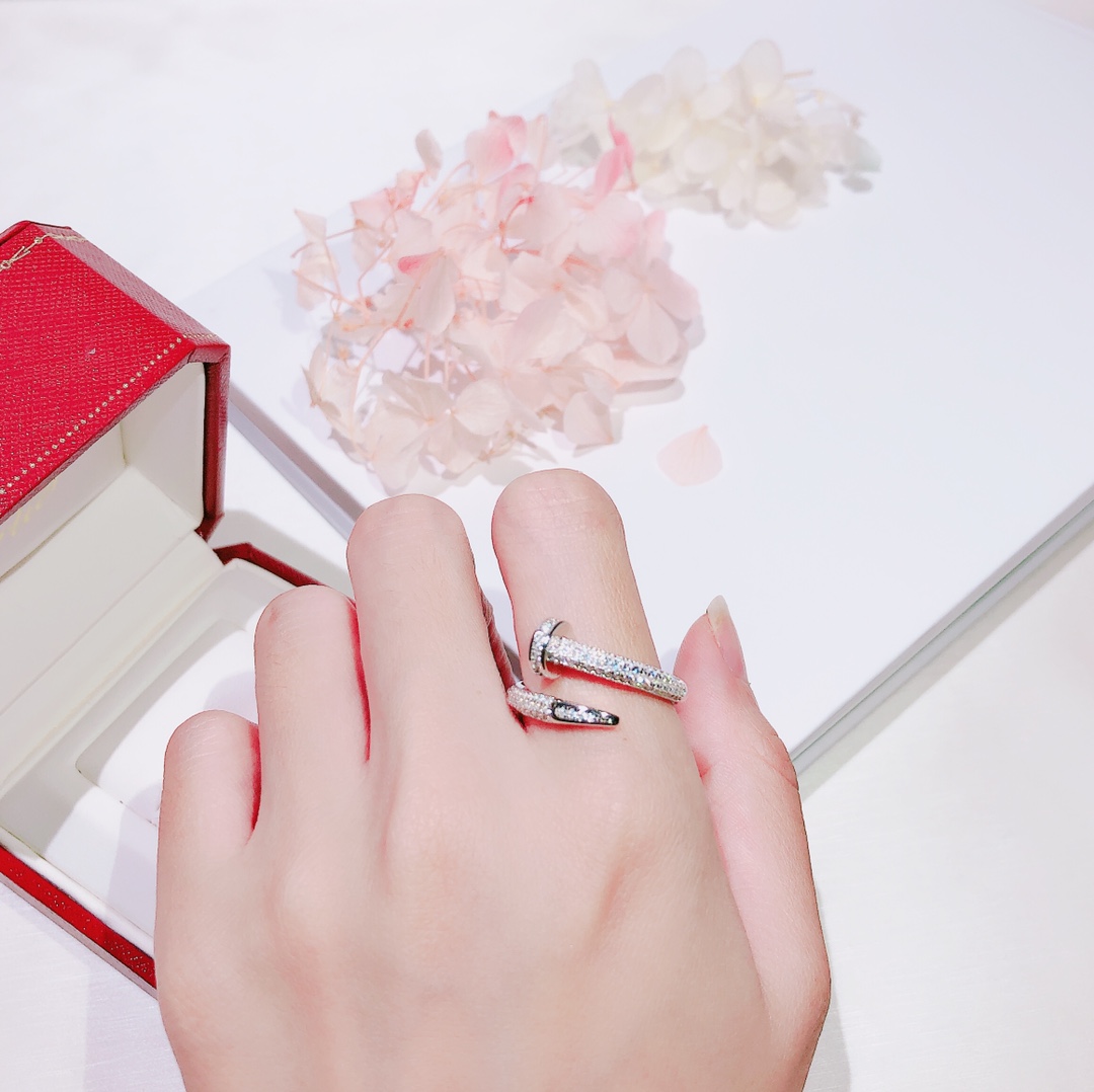 Cartier Rings, 925 silver, Free Size