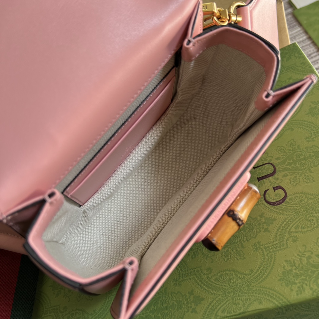 686864 Mini top handle bag with Bamboo, gucci Top Handle Bags for Women