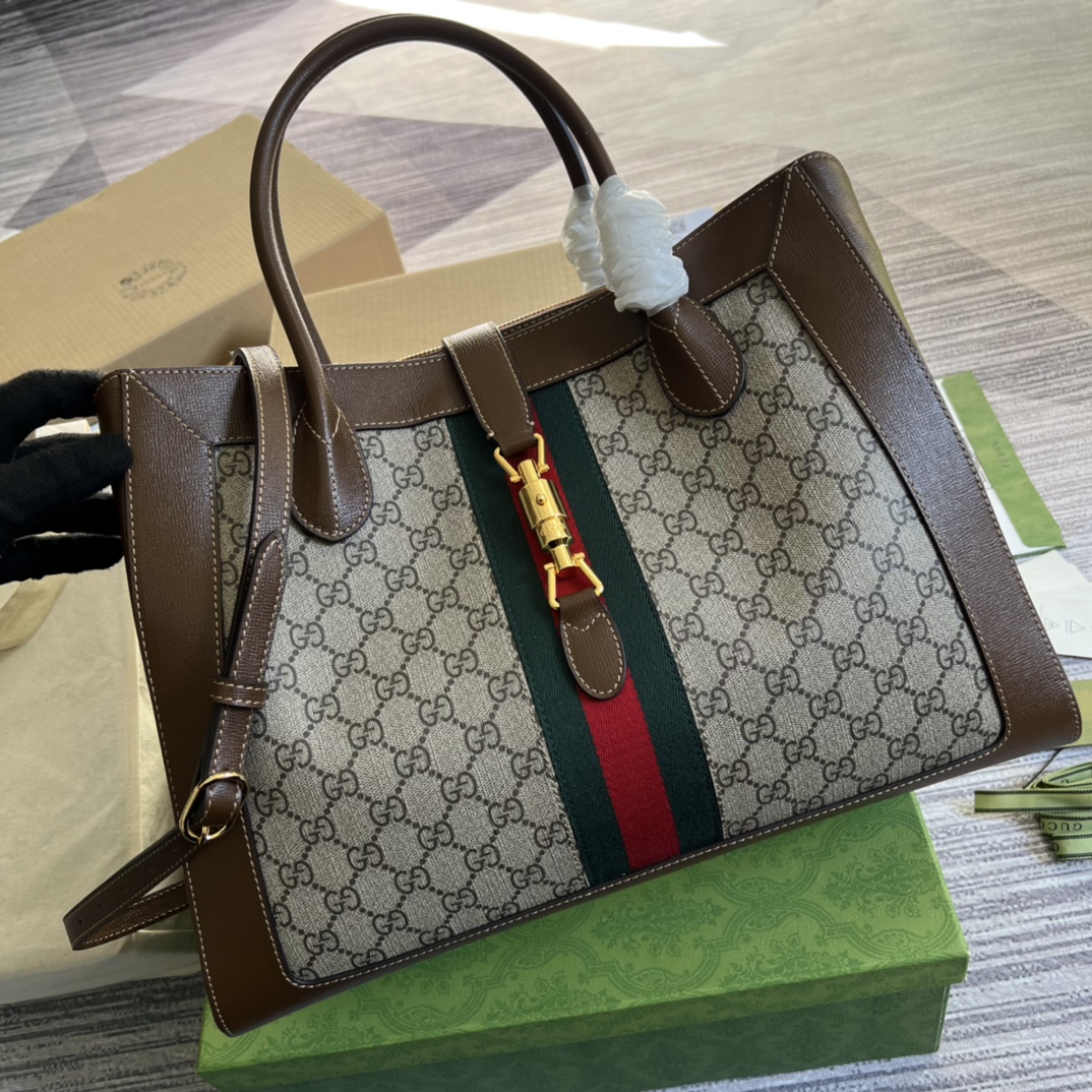 649015 Jackie 1961 large tote bag, gucci Tote Bags for Women