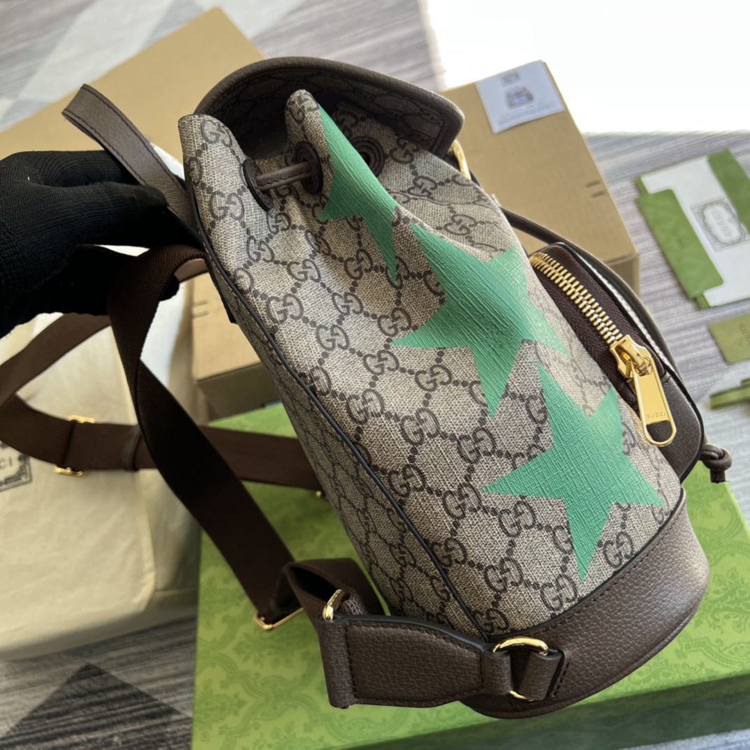 674147  Backpack with Interlocking G, GUCCI 