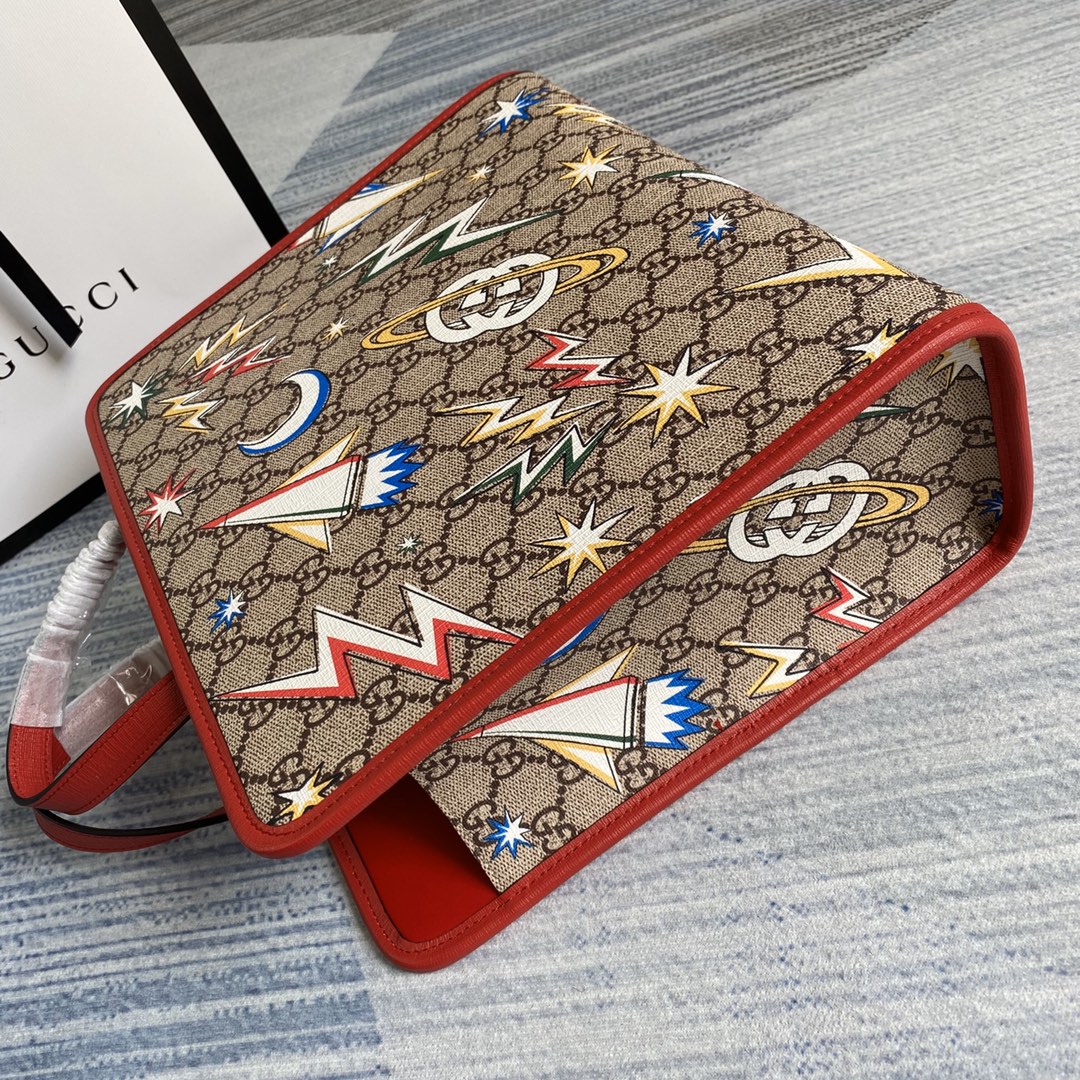 605614 Children's G heart print tote bag